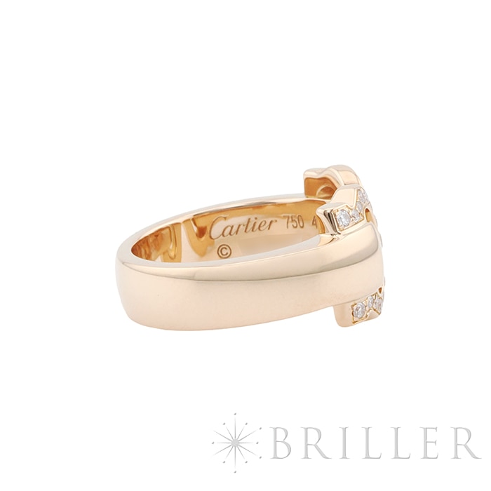 CARTIER カルティエ 2C ブークルセ リング ピンクゴールド ダイヤモンド 9号 B4073800 11