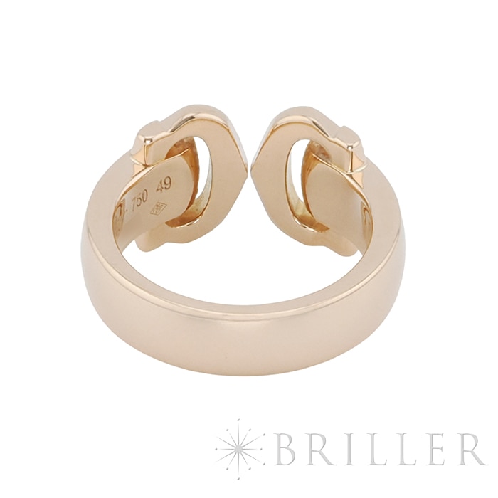 CARTIER カルティエ 2C ブークルセ リング ピンクゴールド ダイヤモンド 9号 B4073800 1