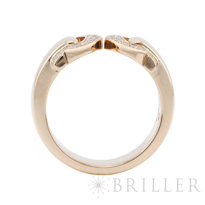 CARTIER カルティエ 2C ブークルセ リング ピンクゴールド ダイヤモンド 9号 B4073800 3