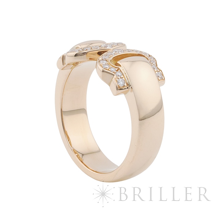 CARTIER カルティエ 2C ブークルセ リング ピンクゴールド ダイヤモンド 9号 B4073800 5
