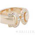 CARTIER カルティエ 2C ブークルセ リング ピンクゴールド ダイヤモンド 9号 B4073800 8