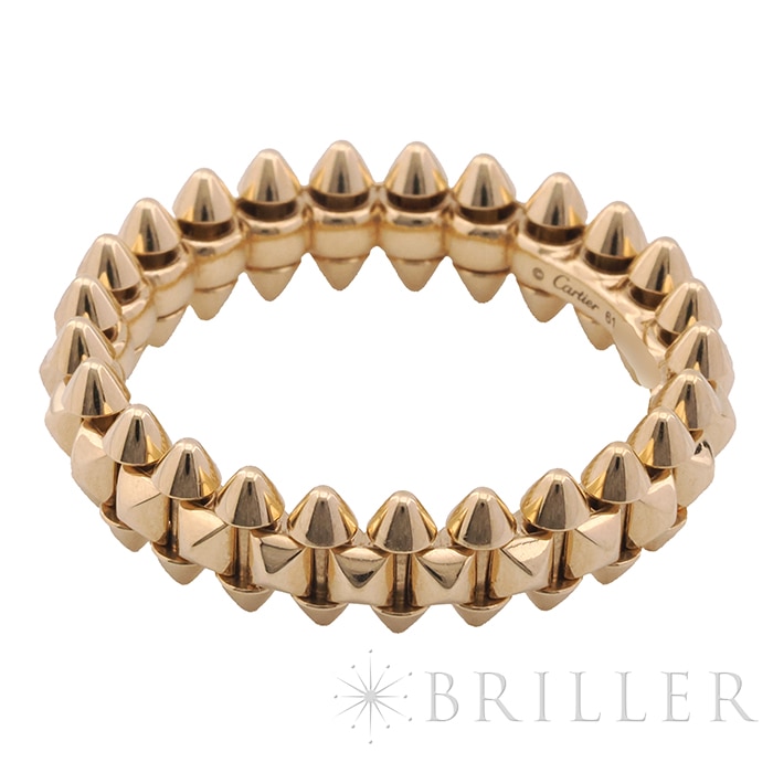 CARTIER カルティエ クラッシュ ドゥ カルティエ リング スモールモデル CRB4238400 イエローゴールド 21号 9