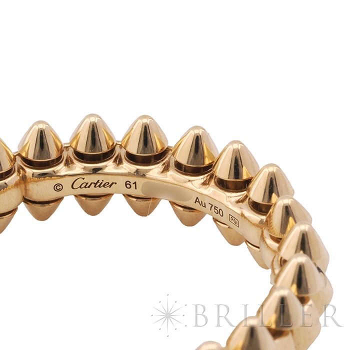 CARTIER カルティエ クラッシュ ドゥ カルティエ リング スモールモデル CRB4238400 イエローゴールド 21号 10