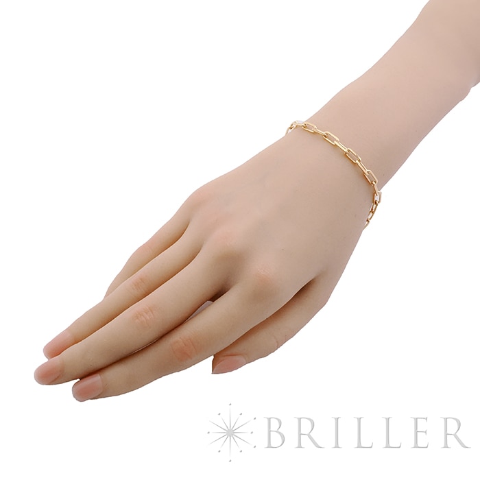CARTIER カルティエ サントス ドゥ カルティエ ブレスレット チェーン スモール モデル イエローゴールド B6090300 13