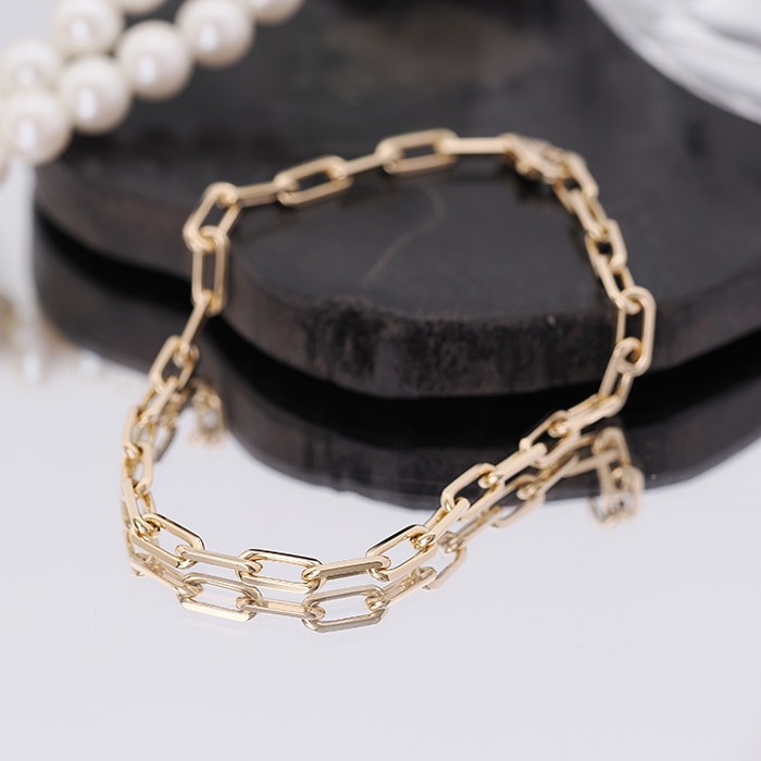 CARTIER カルティエ サントス ドゥ カルティエ ブレスレット チェーン スモール モデル イエローゴールド B6090300 2