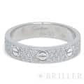 CARTIER カルティエ リング スモールモデル ホワイトゴールド パヴェダイヤモンド B4083450 10号 メイン
