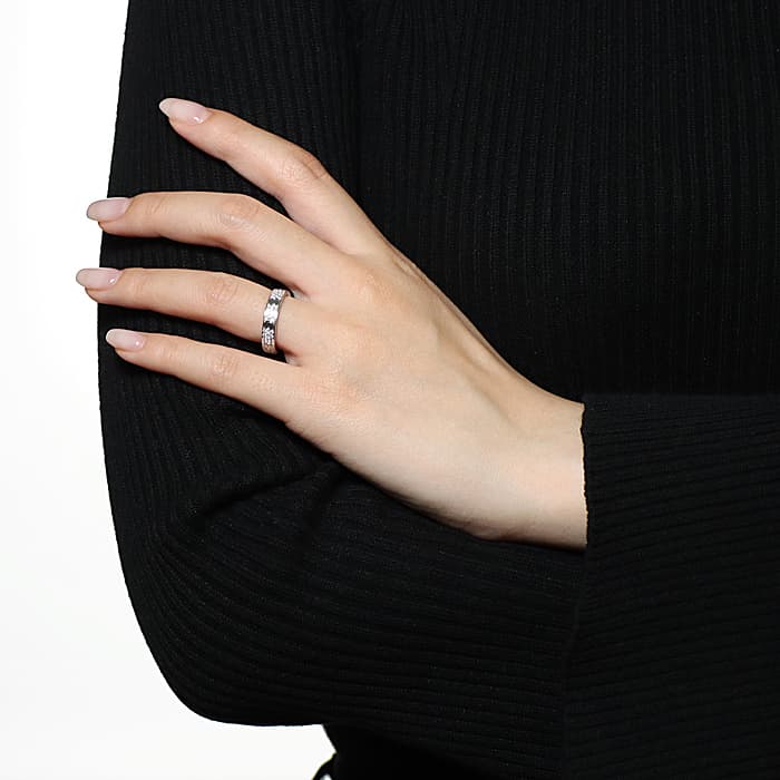 CARTIER カルティエ リング スモールモデル ホワイトゴールド パヴェダイヤモンド B4083450 10号 14