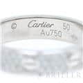 CARTIER カルティエ リング スモールモデル ホワイトゴールド パヴェダイヤモンド B4083450 10号 8