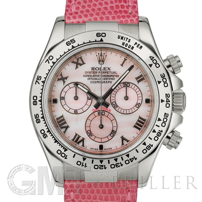 中古 Rolex ロレックス デイトナ ビーチ ピンクシェル F番 商品id 詳細ページ レディース腕時計の販売買取 Briller ロレックス カルティエ シャネル オメガなど人気の高級ブランド腕時計
