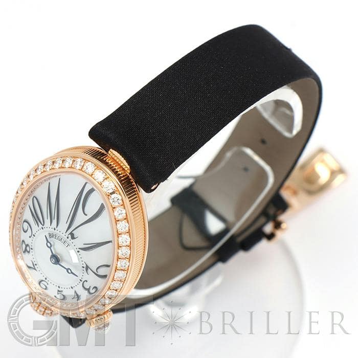 BREGUET ブレゲ クイーン・オブ・ネイプルズ ミニ ホワイトMOP 8928BR/5W/844 DD0D 12