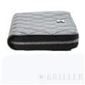 CHANEL シャネル クラシックロングジップウォレット グレインドカーフ ブラック シルバー金具 12