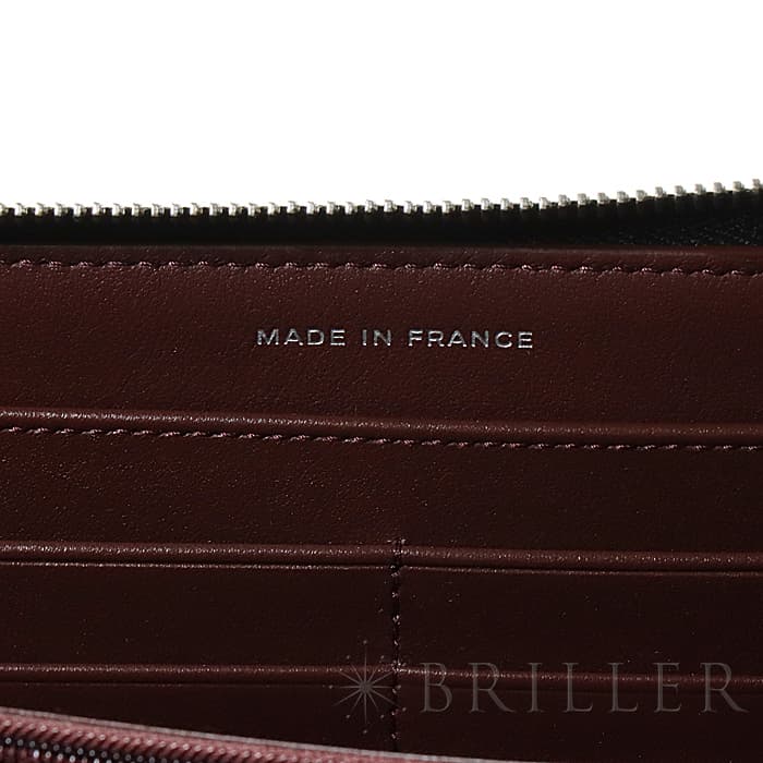 CHANEL シャネル クラシックロングジップウォレット グレインドカーフ ブラック シルバー金具 15