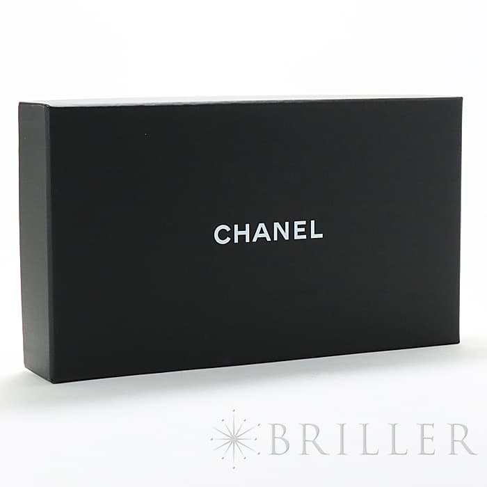CHANEL シャネル クラシックロングジップウォレット グレインドカーフ ブラック シルバー金具 7