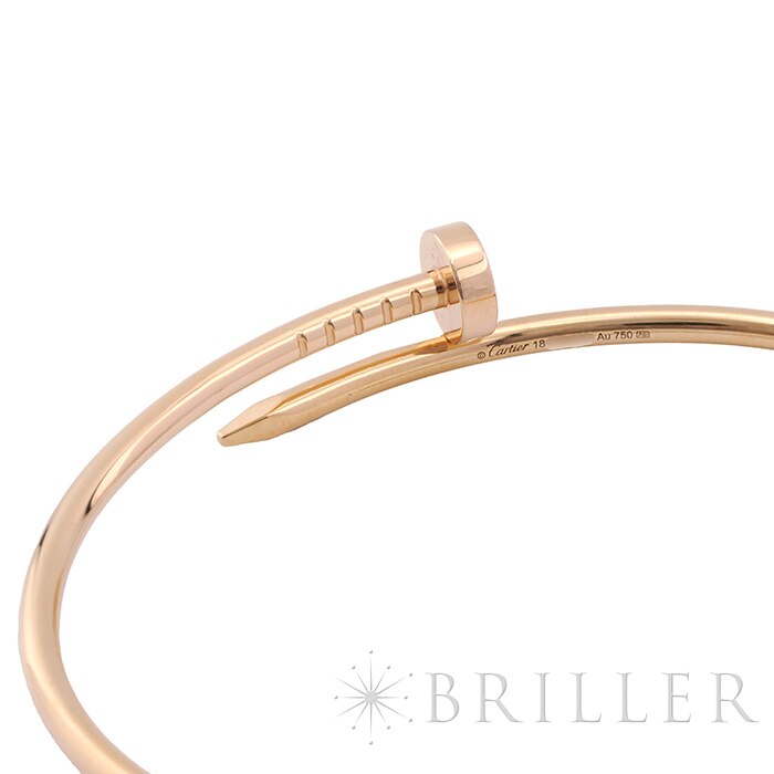 CARTIER カルティエ ジュストアンクル ブレスレット SM イエローゴールド B6062618 18号 12