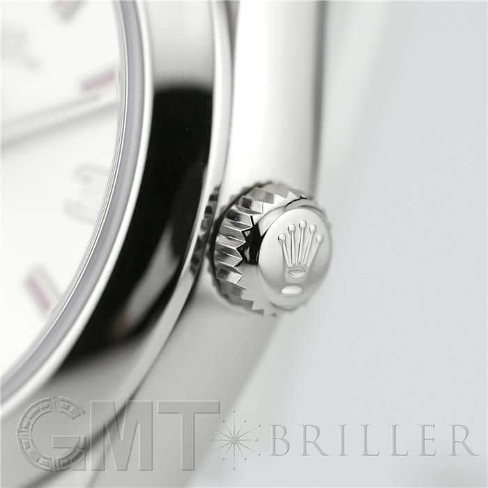 ROLEX ロレックス オイスターパーペチュアル 177200 シルバー 369 ピンクバー 9