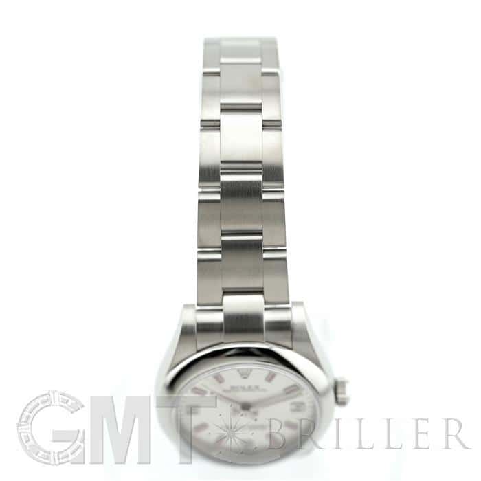 ROLEX ロレックス オイスターパーペチュアル 177200 シルバー 369 ピンクバー 11