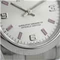 ROLEX ロレックス オイスターパーペチュアル 177200 シルバー 369 ピンクバー 17