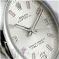 ROLEX ロレックス オイスターパーペチュアル 177200 シルバー 369 ピンクバー 19