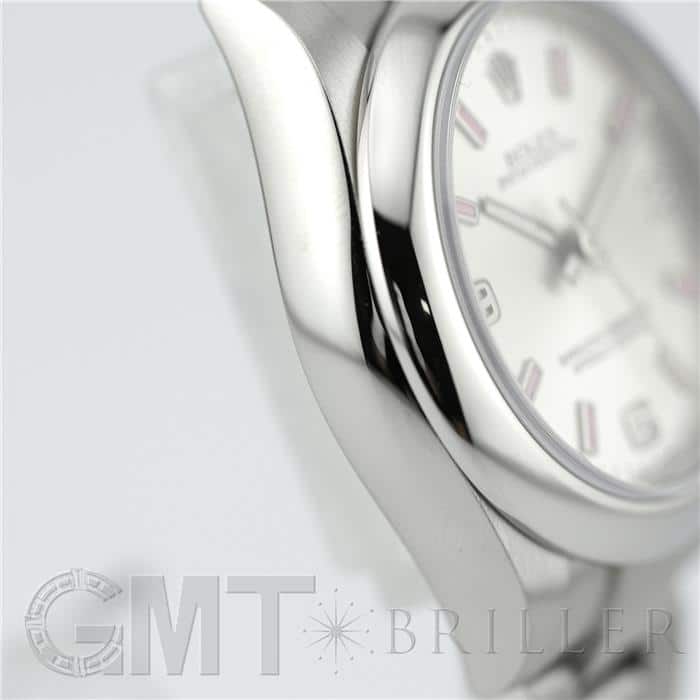 ROLEX ロレックス オイスターパーペチュアル 177200 シルバー 369 ピンクバー 20