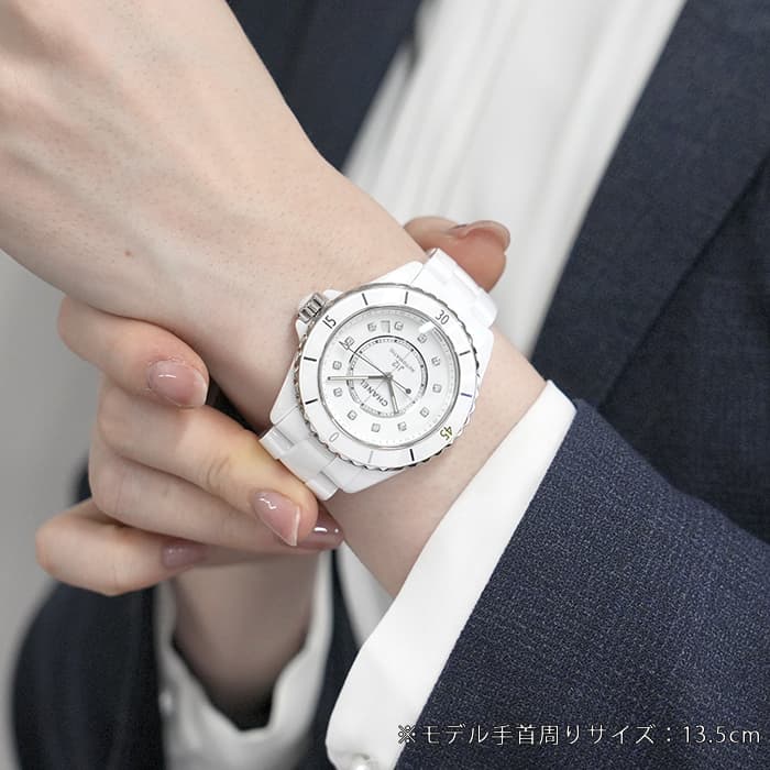 CHANEL シャネル J12 38mm オートマティック H5705 ホワイトセラミック 28