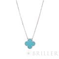 Van Cleef & Arpels ヴァン クリーフ&アーペル アルハンブラ ヴィンテージ アルハンブラ ネックレス ホワイトゴールド ターコイズ メイン