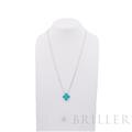 Van Cleef & Arpels ヴァン クリーフ&アーペル アルハンブラ ヴィンテージ アルハンブラ ネックレス ホワイトゴールド ターコイズ 13