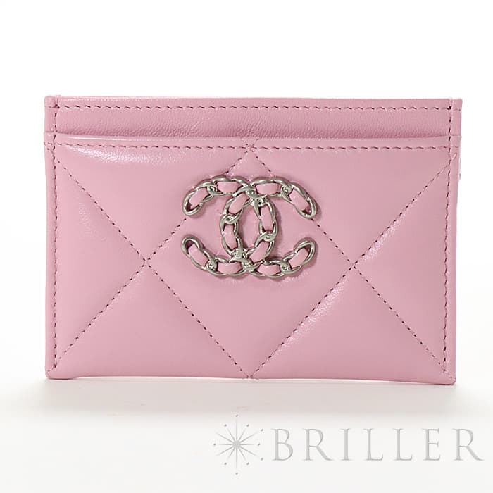 新品 Chanel シャネル カードケース ピンク ラムスキン シルバー金具 商品id 詳細ページ レディース腕時計の販売買取 Briller ロレックス カルティエ シャネル オメガなど人気の高級ブランド腕時計