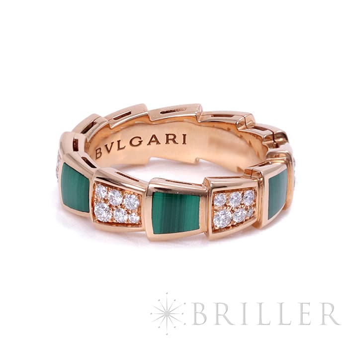 新品)BVLGARI ブルガリ セルペンティ ヴァイパー リング ピンク