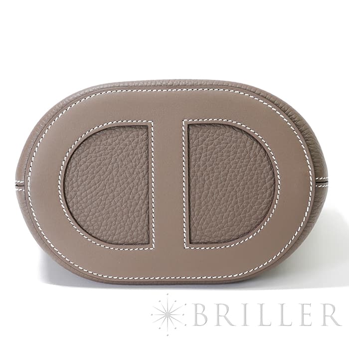 HERMES エルメス インザループ PM トリヨンクレマンス エトゥープ シルバー金具 9