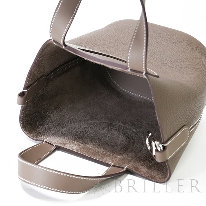 HERMES エルメス インザループ PM トリヨンクレマンス エトゥープ シルバー金具 11