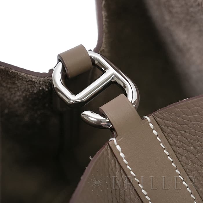 HERMES エルメス インザループ PM トリヨンクレマンス エトゥープ シルバー金具 12