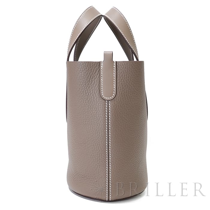 HERMES エルメス インザループ PM トリヨンクレマンス エトゥープ シルバー金具 14