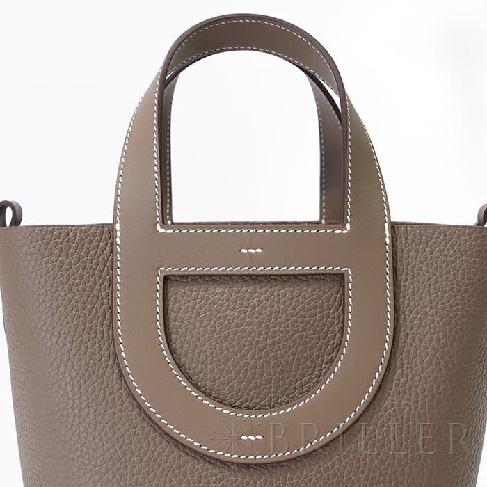 HERMES エルメス インザループ PM トリヨンクレマンス エトゥープ シルバー金具 17