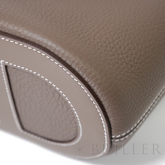 HERMES エルメス インザループ PM トリヨンクレマンス エトゥープ シルバー金具 21