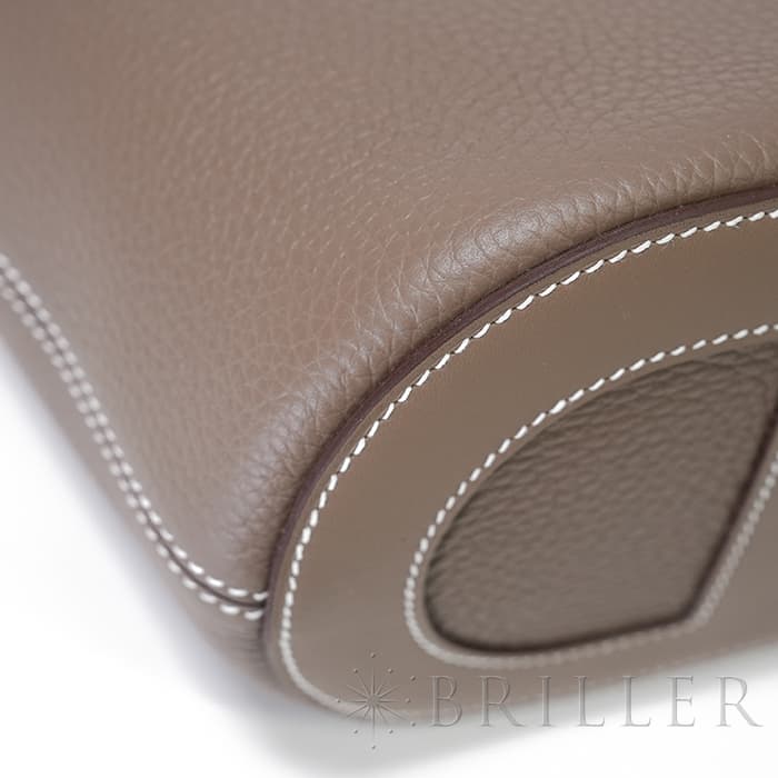 HERMES エルメス インザループ PM トリヨンクレマンス エトゥープ シルバー金具 22