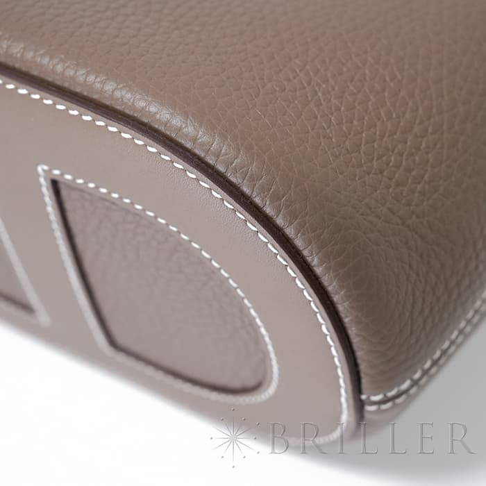 HERMES エルメス インザループ PM トリヨンクレマンス エトゥープ シルバー金具 23