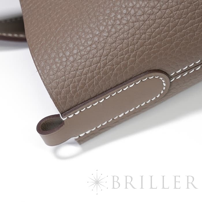 HERMES エルメス インザループ PM トリヨンクレマンス エトゥープ シルバー金具 27