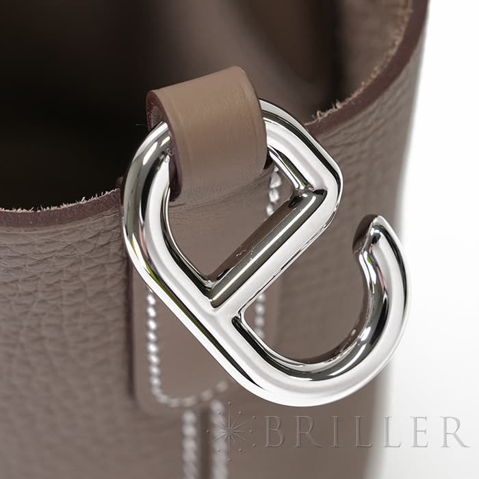 HERMES エルメス インザループ PM トリヨンクレマンス エトゥープ シルバー金具 3