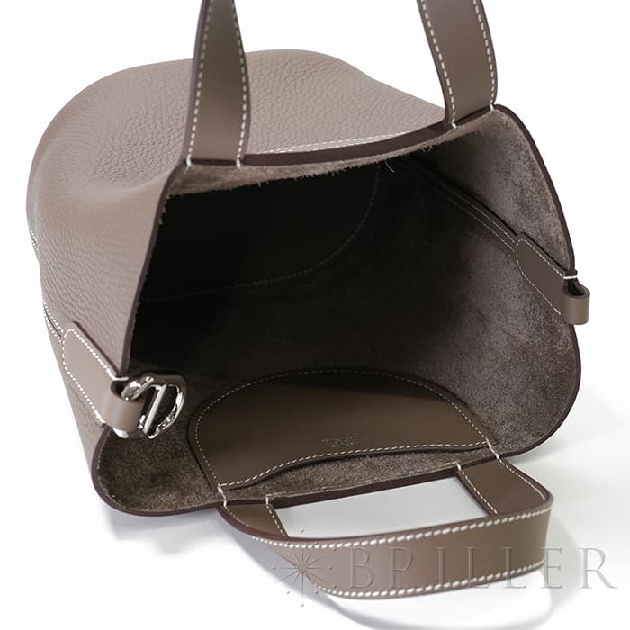 HERMES エルメス インザループ PM トリヨンクレマンス エトゥープ シルバー金具 4