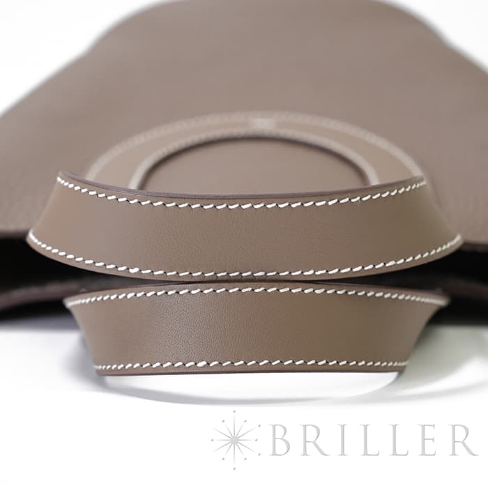 HERMES エルメス インザループ PM トリヨンクレマンス エトゥープ シルバー金具 5