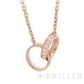 CARTIER カルティエ ラブ ネックレス ピンクゴールド ダイヤモンド セミパヴェ B7013900 3