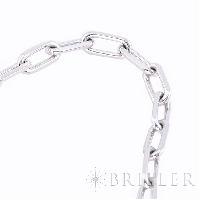 CARTIER カルティエ サントス ドゥ カルティエ ネックレス チェーン スモールモデル ホワイトゴールド B7224583 9