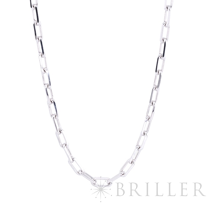 CARTIER カルティエ サントス ドゥ カルティエ ネックレス チェーン スモールモデル ホワイトゴールド B7224583 1