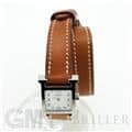 HERMES エルメス Hウォッチ HH1.110.131/VB341SS ミニ ドゥブルトゥール ナチュラルブラウン 11