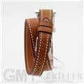 HERMES エルメス Hウォッチ HH1.110.131/VB341SS ミニ ドゥブルトゥール ナチュラルブラウン 12