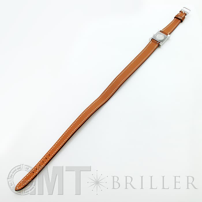 HERMES エルメス Hウォッチ HH1.110.131/VB341SS ミニ ドゥブルトゥール ナチュラルブラウン 21