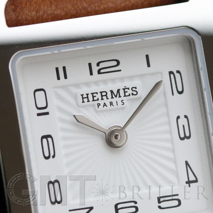 HERMES エルメス Hウォッチ HH1.110.131/VB341SS ミニ ドゥブルトゥール ナチュラルブラウン 5