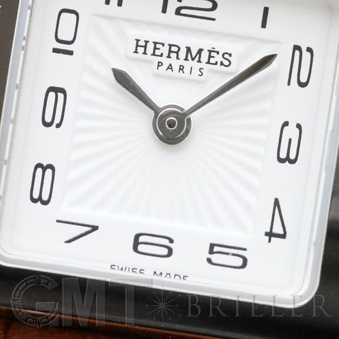 HERMES エルメス Hウォッチ HH1.110.131/VB341SS ミニ ドゥブルトゥール ナチュラルブラウン 6