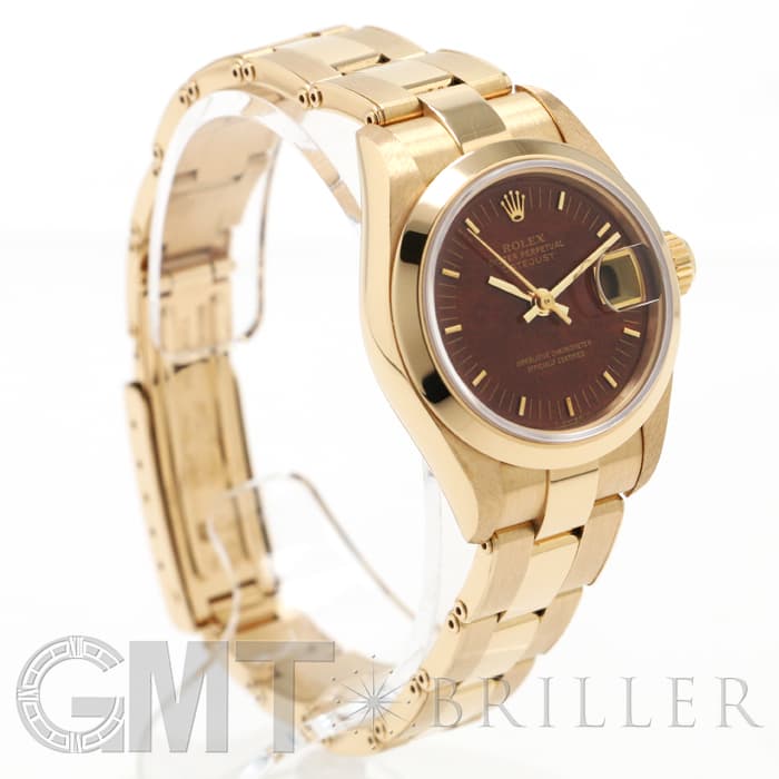 ROLEX ロレックス デイトジャスト 69168 ウッドダイヤル 9