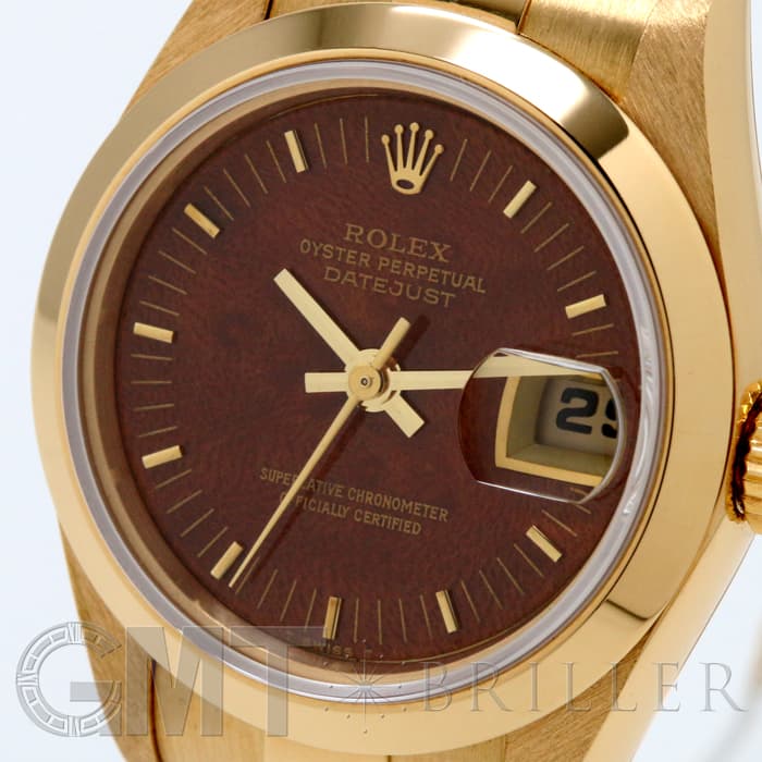 ROLEX ロレックス デイトジャスト 69168 ウッドダイヤル 11